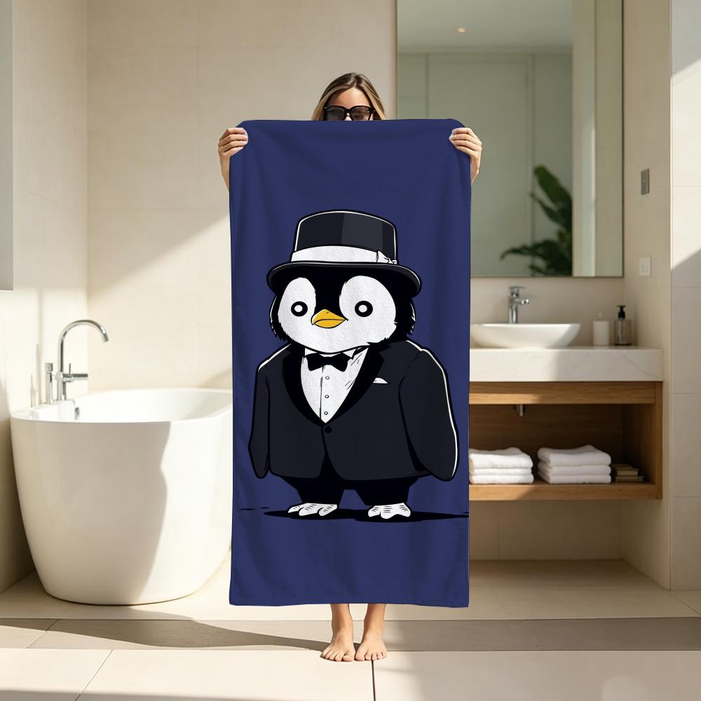 Y2K American Trendy Cartoon Towel Microfiber soft Beach Towel for Travel Fitness Sauna Bathing Camping