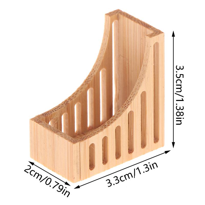 1/12 Dollhouse Mini Wooden Bookshelf Model Dollhouse Study Room Furniture Decoration Dolls House Accessories Pretend Play Toys