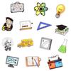 50 PCS Science Lab Stickers Class Back To School Waterproof Sticker for Student To DIY Stationery Suitcase Laptop Bike Car Decal