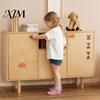 Nordische Stijl Kastknoppen Wolkvormige Houten Knoppen voor Kasten & Lades, Houten Handgrepen Kleine Opbergruimte met Schroeven, Decoratieve Kinderkamer Kind