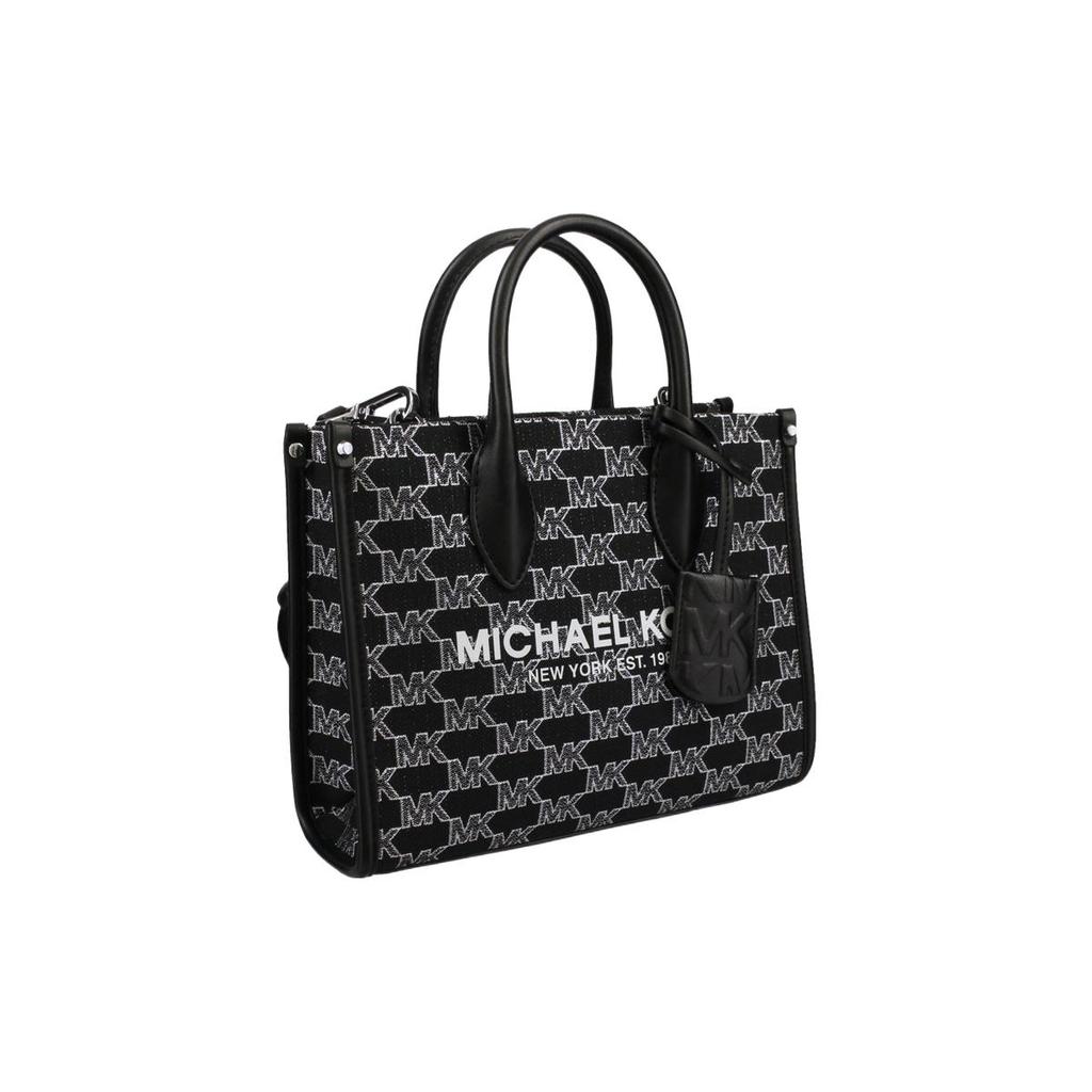 New MICHAEL KORS Mirella Artificial Leather Crossbody Bag, Handbag Trumpets Women's Black/Silver 35F2S7ZC5I-987