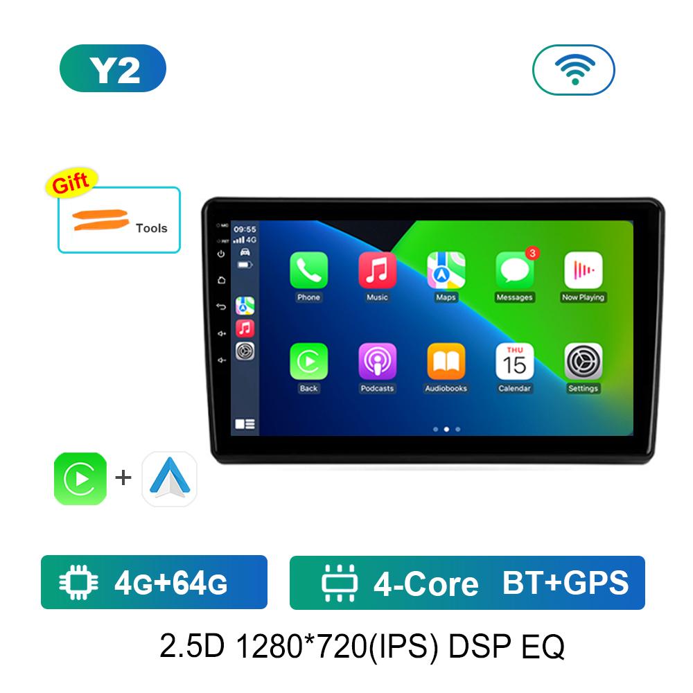 Car Video Multimedia Player Bluetooth Carplay for Hyundai Elantra 3 2003 - 2010 WiFi Android OS GPS Navi 2.5D Screen Auto Tools