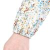 Ice Silk Arm Sleeves for Women, UV Sun Protection Cooling Sleeves with Floral Print, Loose Fit Elastic Cuffs Arm Covers for Cycling Driving Working