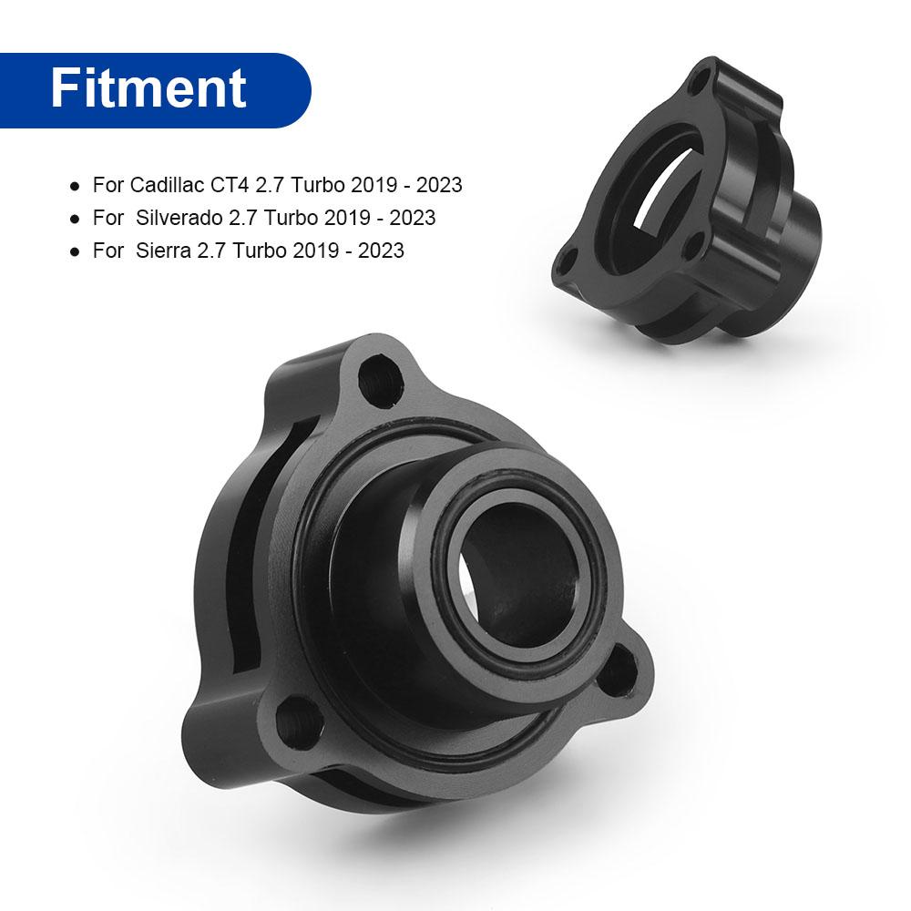 Adaptador de válvula de descarga turbo BOV para Ecoboost 2.3L 2.7L 3.0L Para vehículos GM con turbocompresor de 2.7L Para Ford Para Chevrolet