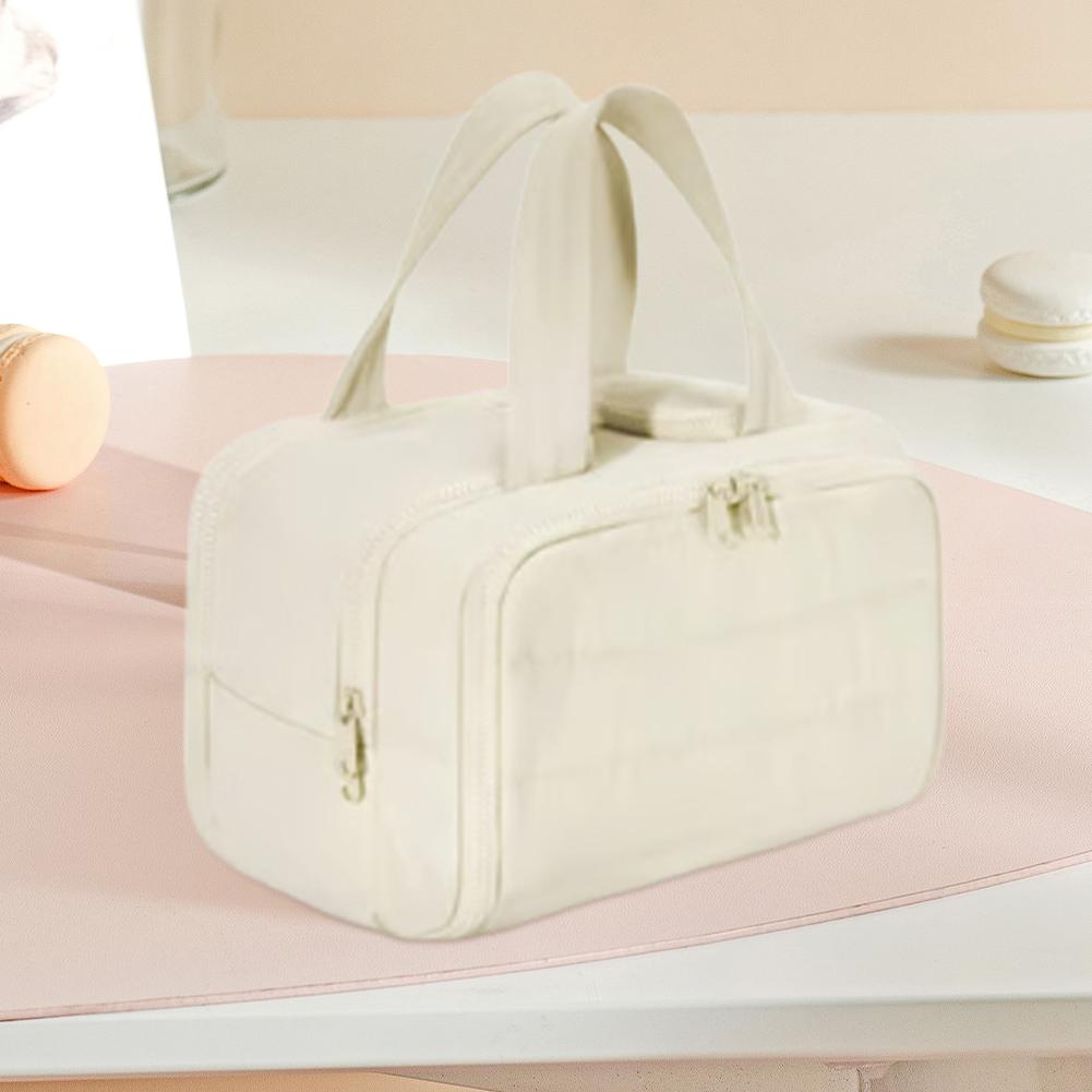 Cosmetic Bags with Large Opening Waterproof Portable Pouch Travel Toiletry Bag for Women Accessories Essentials Toiletries