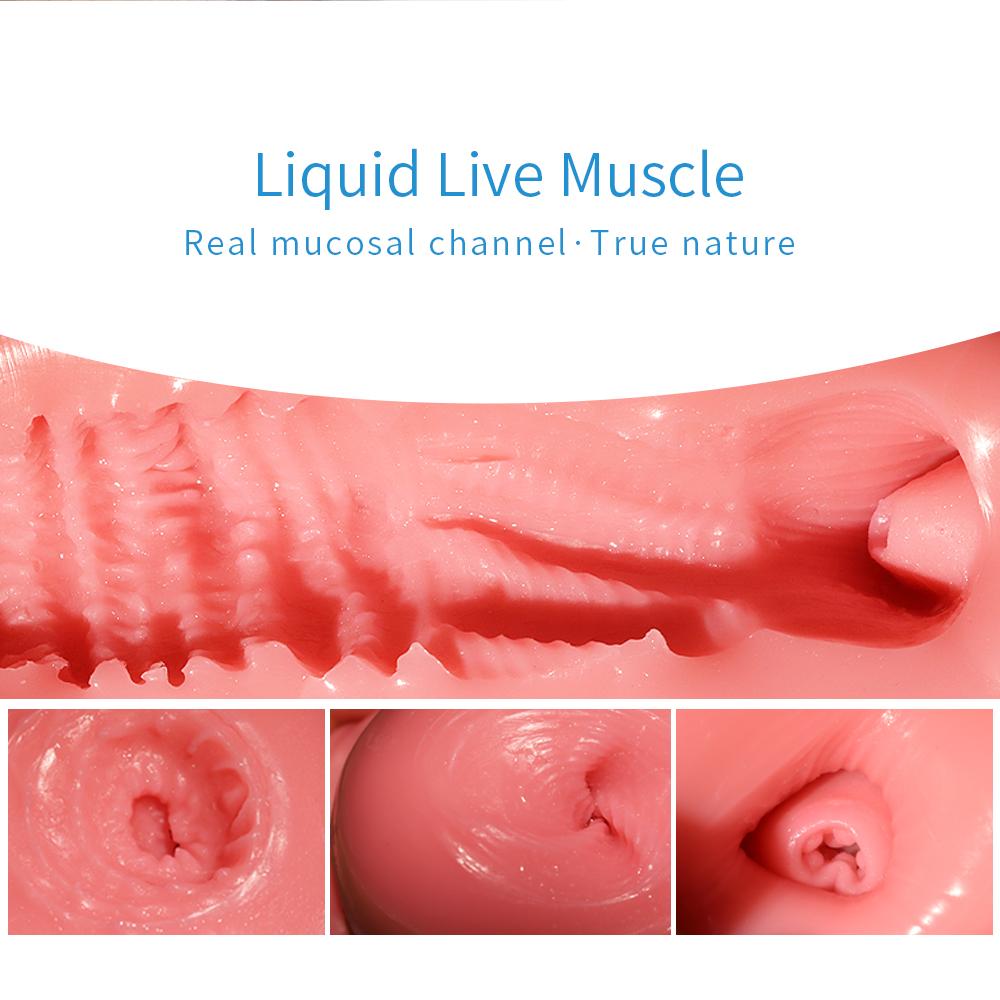 Mužská masturbátor Silikonová Big Ass Vagina Pussy Produkt pro dospělé Sexy tělo Produkty pro dospělé sexuální zdraví