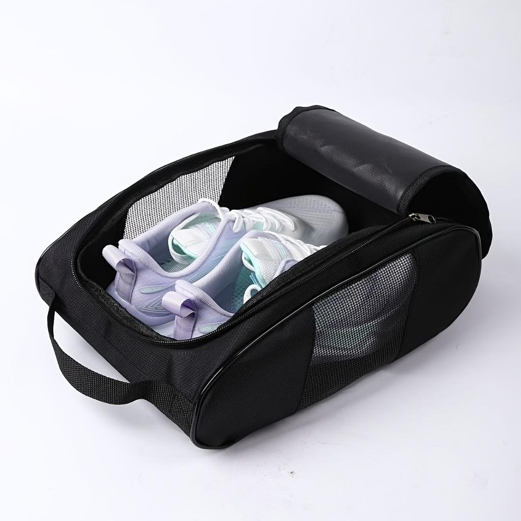 Premium Odor-Resistant Golf Shoe Bag - Breathable Mesh Travel Shoe Organizer for Men Women Ventilated Sports Shoe Storage