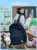 Youthful Campus Daypack With Lightweight Nylon Material And Curved Shoulder Straps For Students