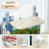 Foldable Cat Window Perch Cordless Cat Hammock Strong Suction Cups Breathable Scratch Resistant Cat Bed Sturdy Steel Frame