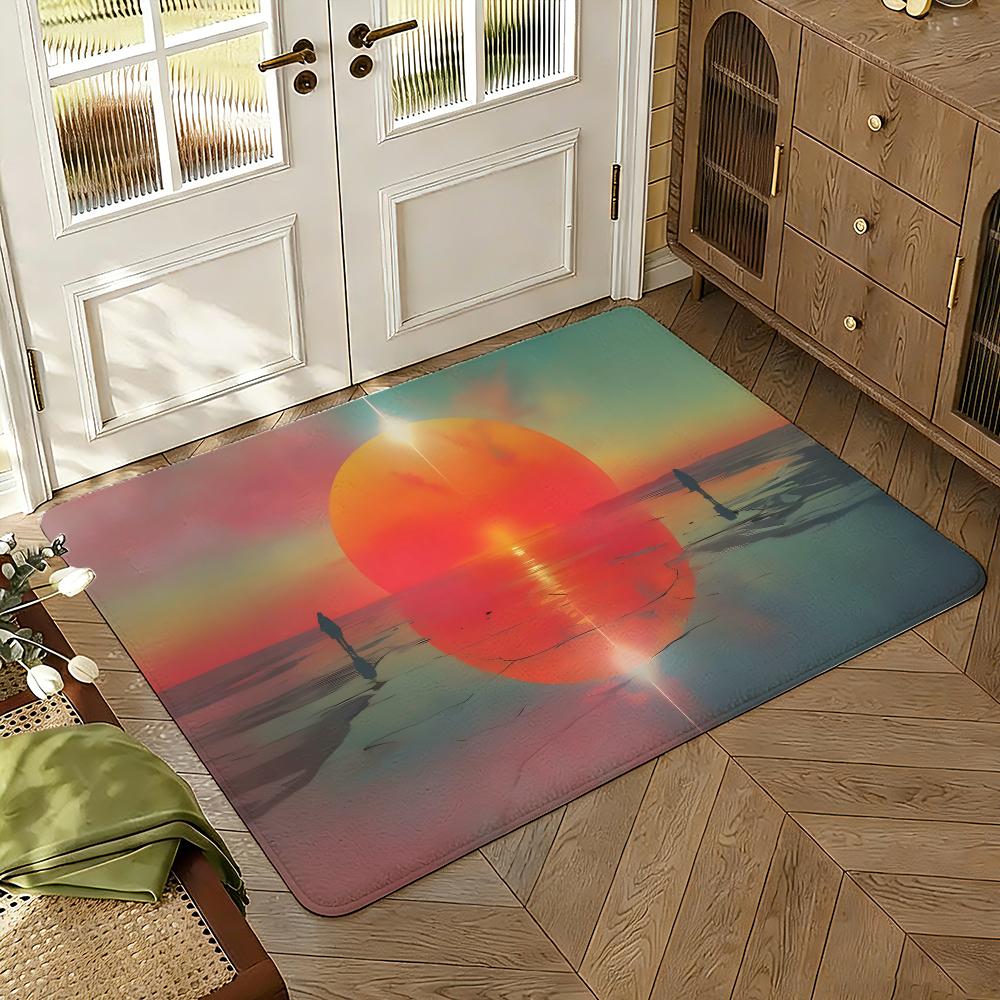 Rock Band Imagine D-Dragons Bones Floor Mat Soft Thickened Non-Slip Bedroom Living Room Door Mat Home Decor Flannel Rugs