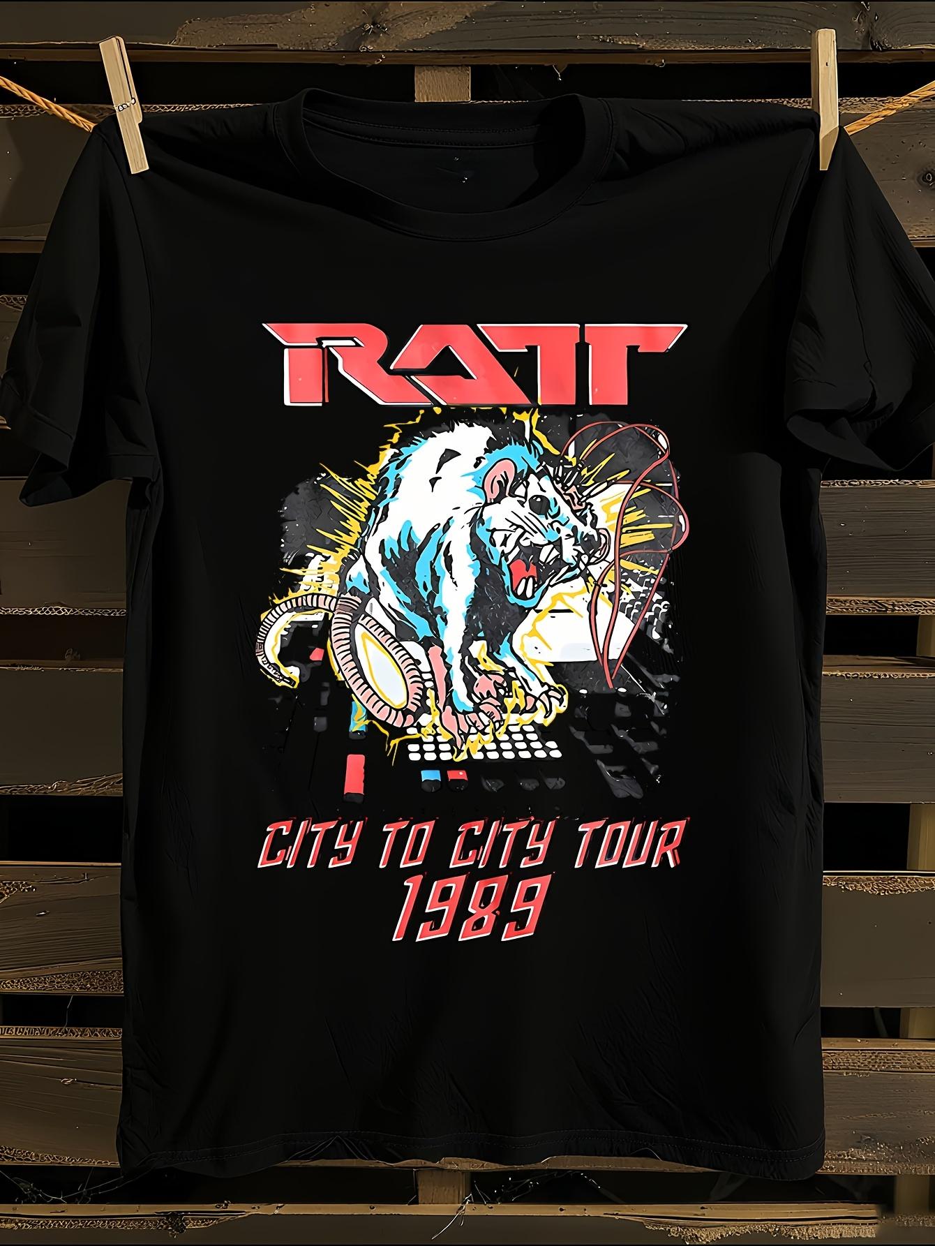 Ratt 80s Heavy Metal Band Graphic T-shirt XXXL