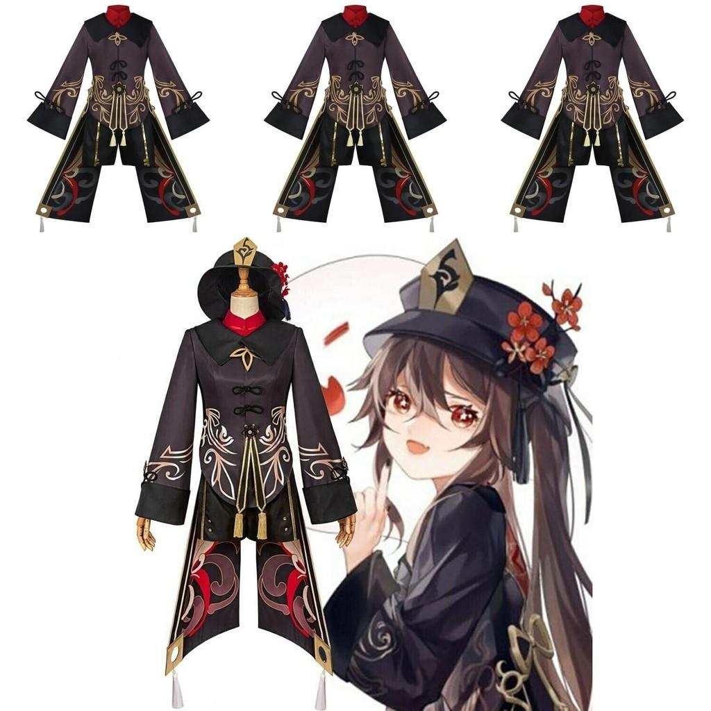 Authentisches Genshin Impact Hutao Cosplay Kostüm Chinesischer Stil Kostüm Für Genshin Fans