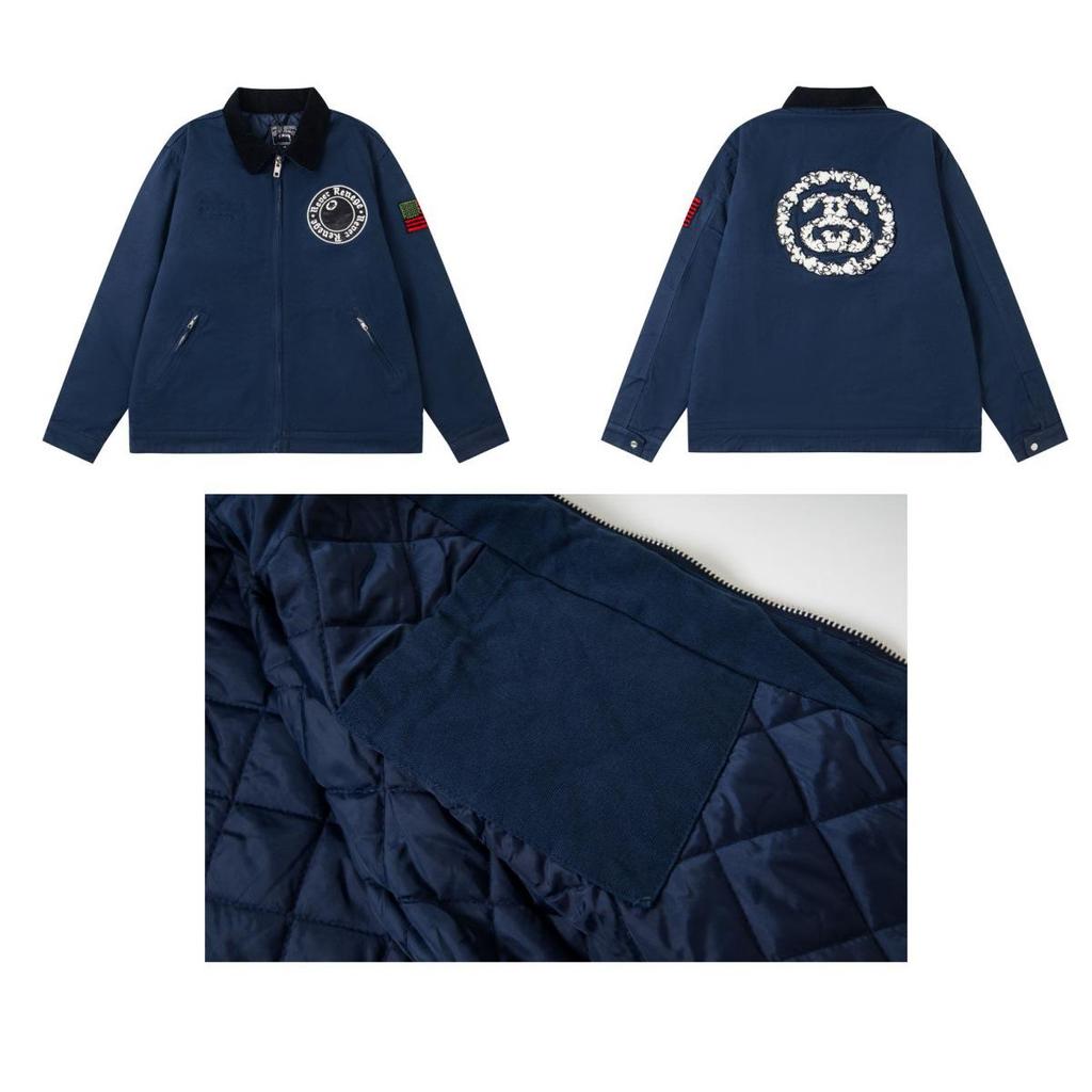 Sudadera con Aplicación Trasera SS23: Nuevo Gorro con Cremallera Retro de Alta Calle con Logo Bordado