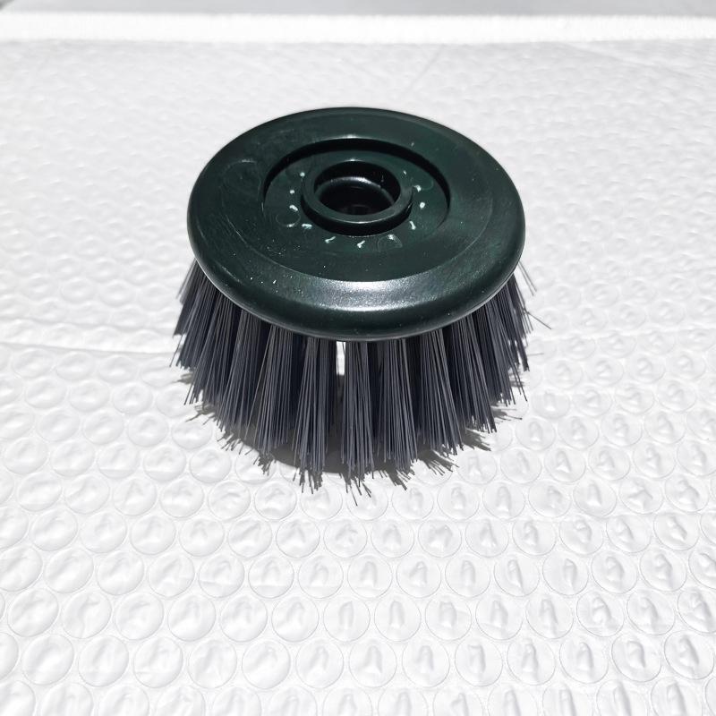 Automatic Liquid-Dispensing Long Handle Kitchen Cleaning Brush with Steel Wool