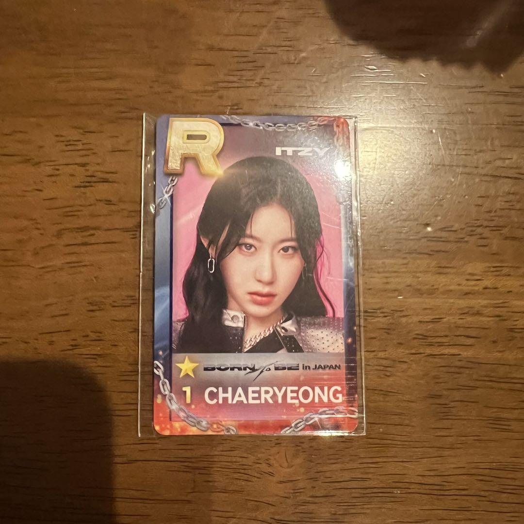 

[USED] ITZY Born to be ssjyp CHAERYEON trading card