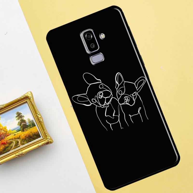 Süße Französische Bulldogge Hülle Für Samsung Galaxy J3 J5 J7 2017 J1 A3 A5 2016 A7 A9 J8 J6 J4 A6 A8 Plus 2018 Funda