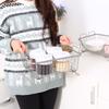 Kitchen multi-functional floor rack wrought iron toy storage basket household multi-layer stackable clothing storage basket
