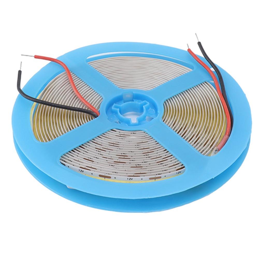 Self Adhesive LED Strip Lamp 90 CRI COB LED Tape Lamp Uniform Glow COB LED Strip Light  Living Room