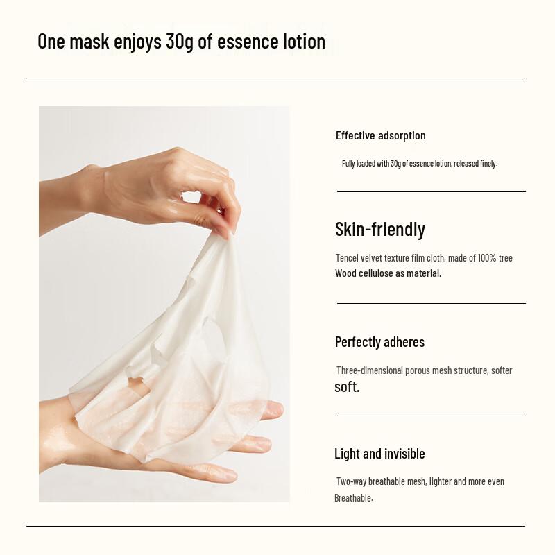 AromeManpo Tuberose Luminous Fermented Emulsion Sheet Mask