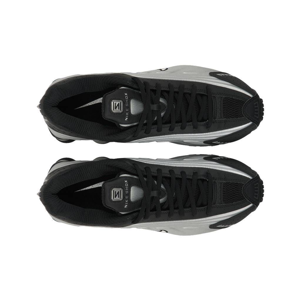 Nike Shox R4 Metalická Stříbrná Černá Unisex Tenisky HQ1988-007