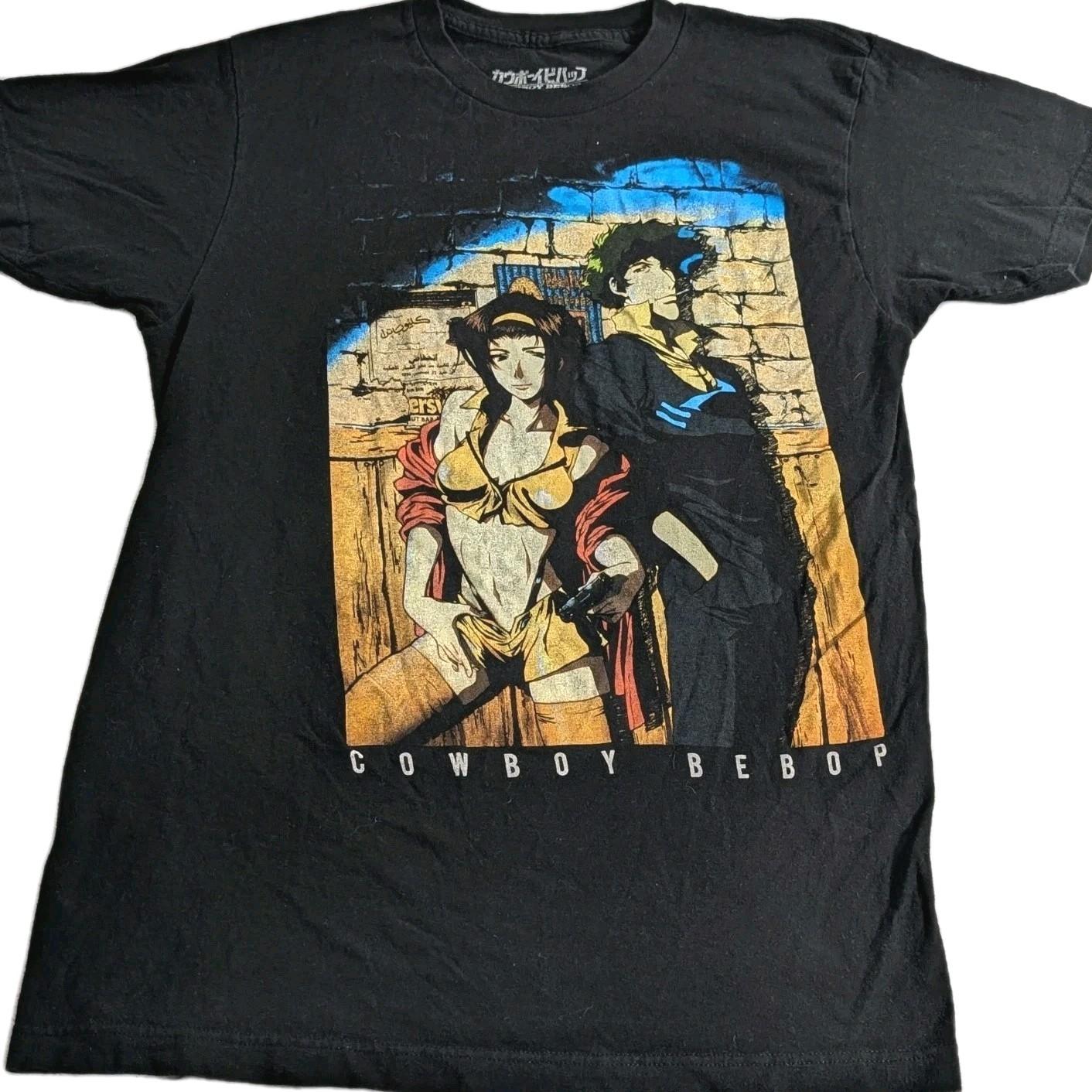 Cowboy Bebop T-shirt black Men s Sz Medium Spike Spiegel & Faye Unisex T-Shirt XXXL