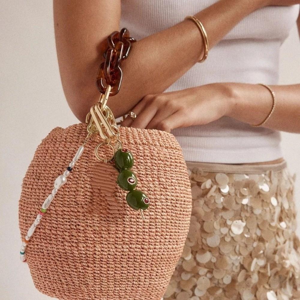 Olive Handbags Keychain Cherry Bag Pendant New Strawberry Keychain  Bag Decoration
