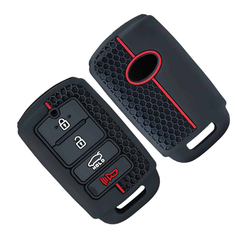 4 Buttons Car Key Case Cover For KIA Cadenza K9 K7 K-04 Sorento K900 and New K7 Protected Keychain Shell Fob Accessories Bag