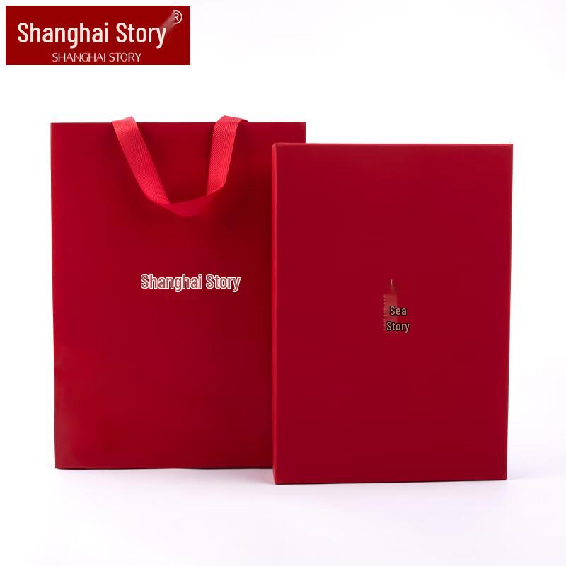 Shanghai Story Women's Pure Wool Embroidered Scarf & Shawl