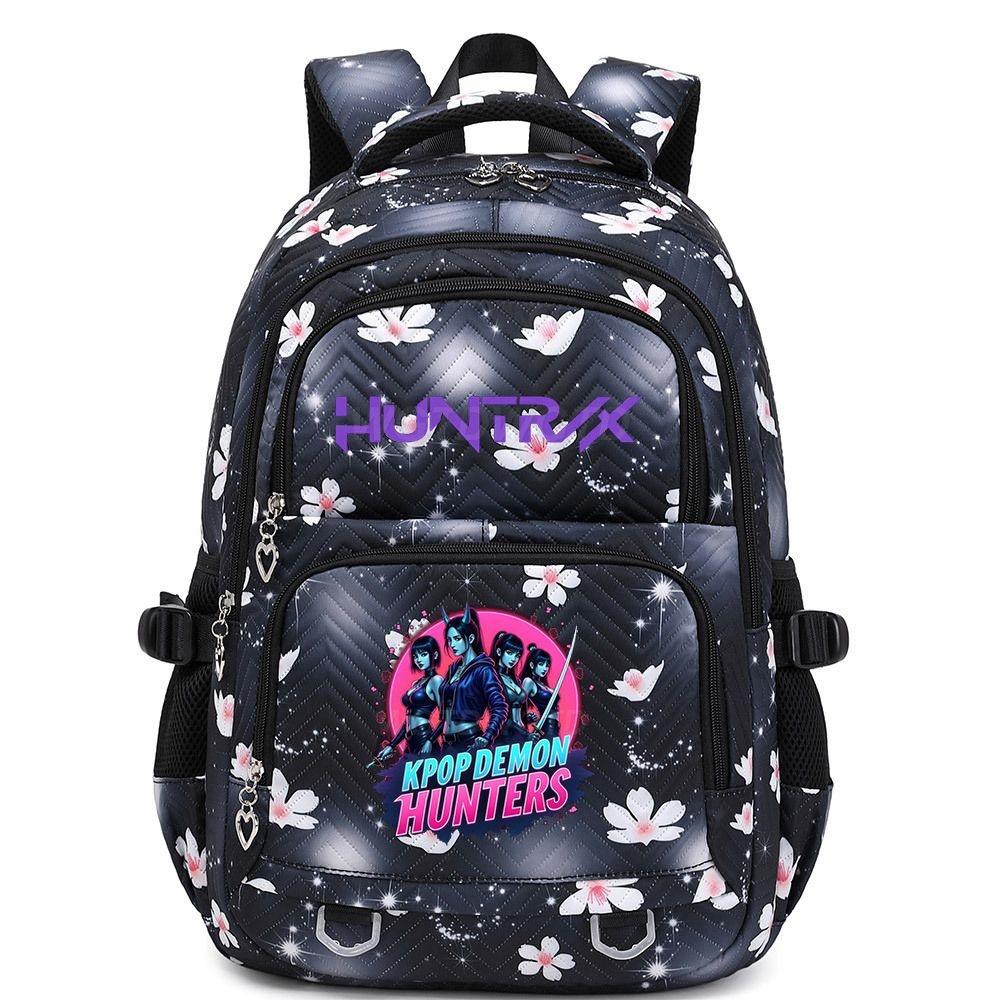 Witch Hunter Squad: Large Capacity Backpack for Primary and Secondary School Students, Korean Version, Trendy, Lightweight and Fashionable Backpack