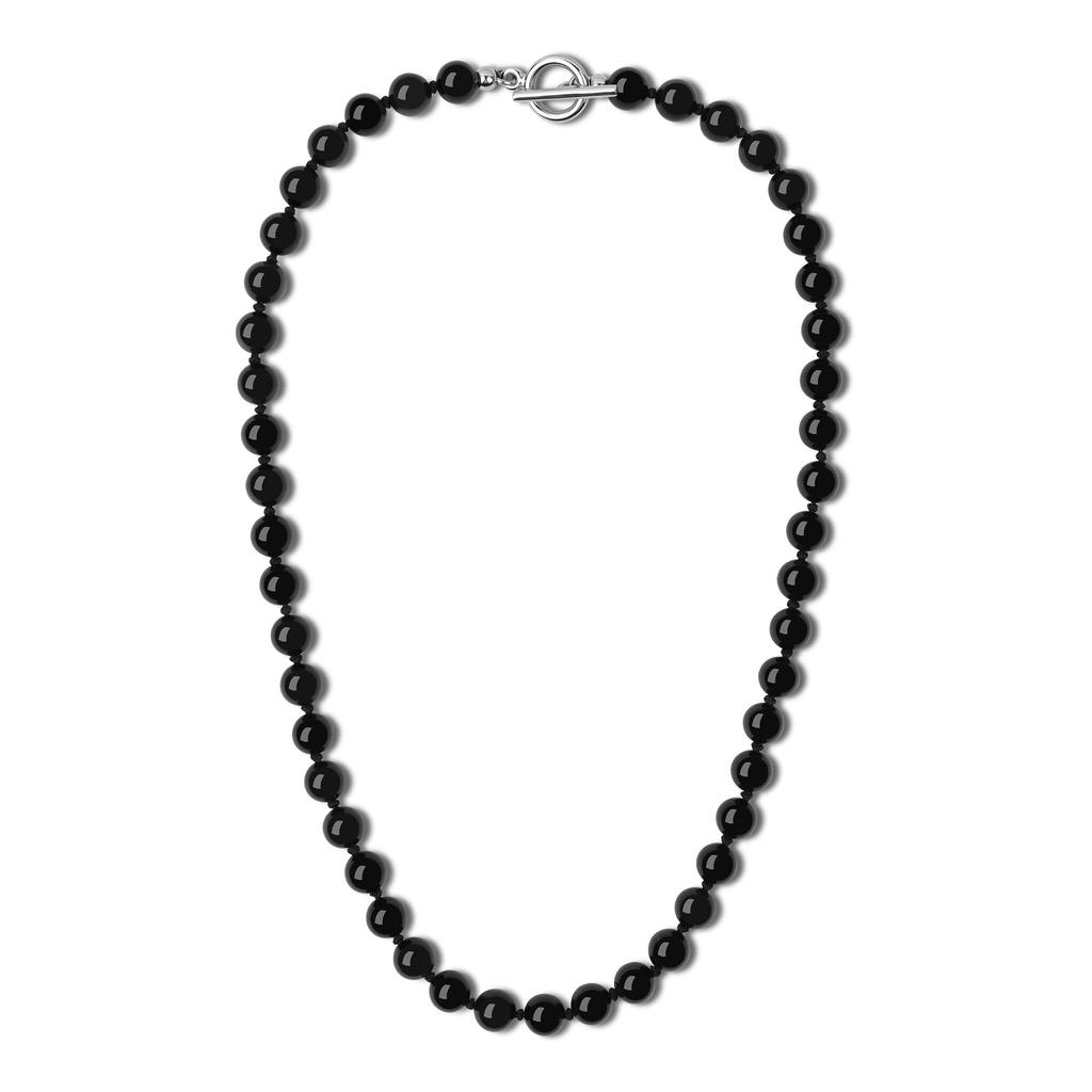 GAVU Men's Obsidian Mantle Braided Power Stone Necklace