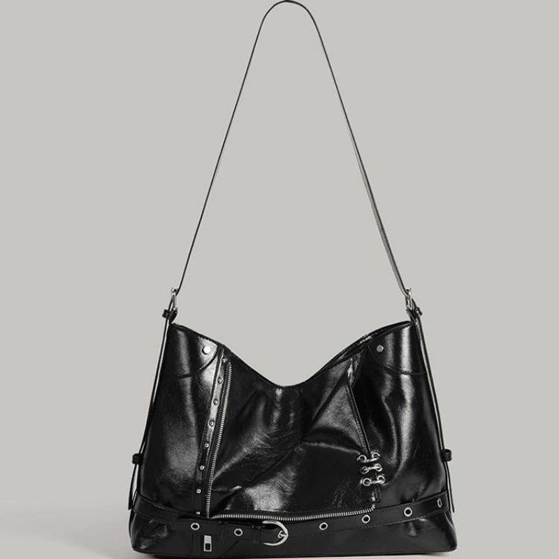 Street Punk Tote Bag Fashion All-in-one Underarm Bag Texture Niche Single Shoulder Crossbody Bag
