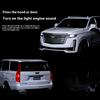 1/32 Scale Cadillac Escalade Off-road Vehicle Simulation Diecast Metal Alloy Model Car Sound Light Pull Back Collection Toy Gifts