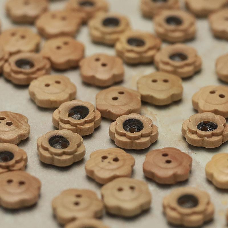 

**MOSN Children s Knitted Cardigan Top**: Wooden Button Plum Blossom Design with Collared Sleeves