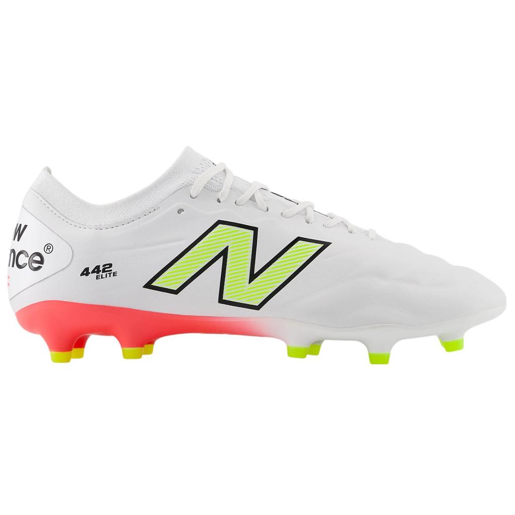 New Balance 442v2 Elite FG Flash Point Pack Unisex Sneakers White Energy-Red Hi-Lite MS41FEB2
