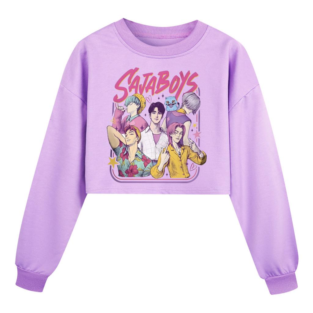 

Детская Девочка Аниме Мультфильм ПОП Певица Супер Звезда Мира Руми Зои Саджа Мальчики Принт Повседневный Длинный Рукав Круглый Вырез Толстовка Топ 110Cm