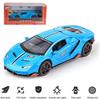 1/32 Scale Lambo LP770-4 Diecast Car Model, Alloy Pull Back Vehicle Toy with Sound and Light, 3 Open Doors, Gift for Kids Toddlers Boys Girls