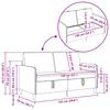 Sofa with Storage Space Police Blue 152 x 78 x 87 cm Polyester