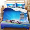 Race Car Extreme Sports Cool Car Sports Bedding Set Boys Girls Twin Queen Size Duvet Cover Pillowcase Bed Kids Adult
