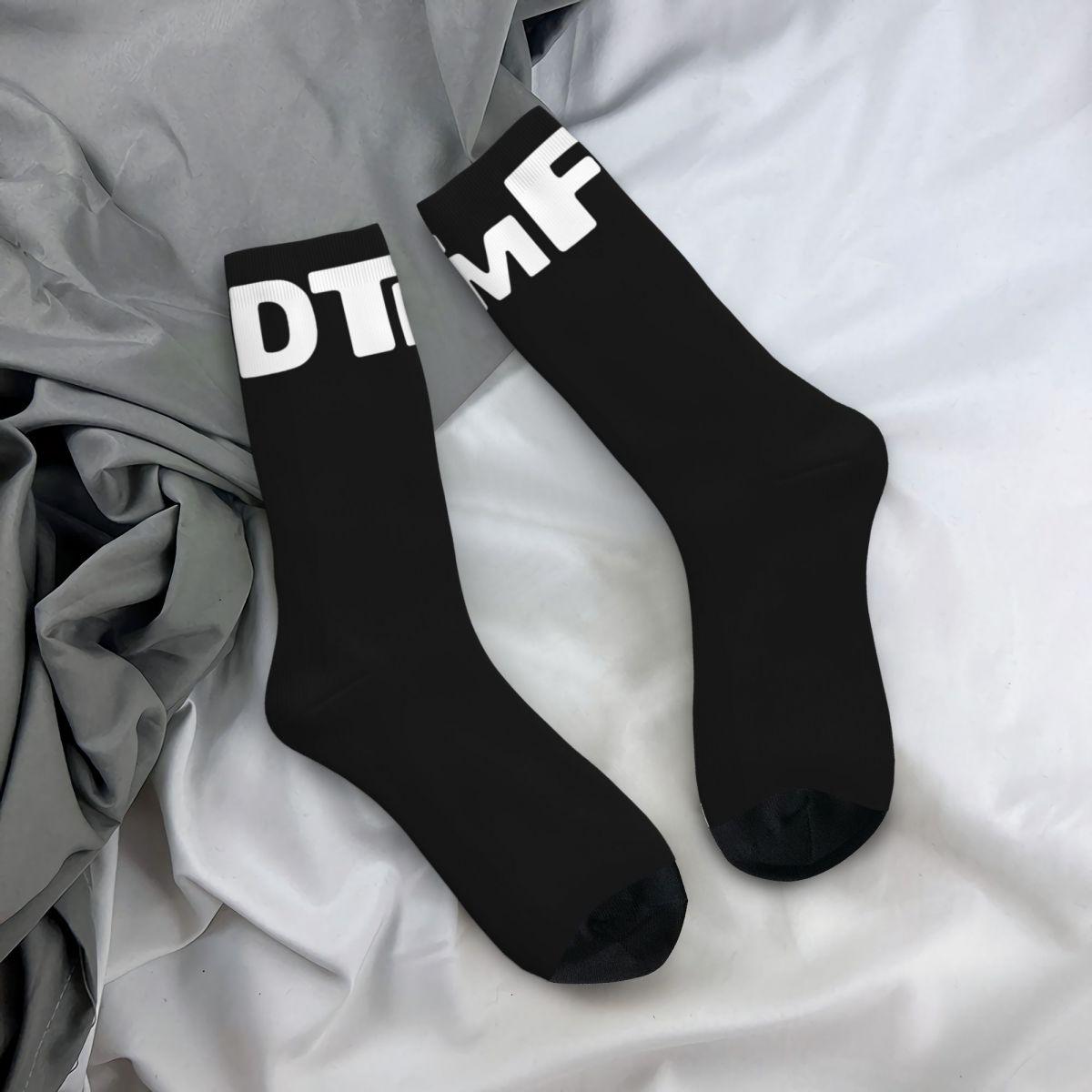

Casual Bad Bunny DTMF Debi Tirar Mas Fotos Design Print Socks Spring Autumn Winter Comfortable Crew Socks Sweat Absorbing One Size