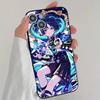 Anime Spiel G-Genshin I-Impact Charaktere Handyhülle Cool Schwarz Silikon Weich Für IPhone 16 15 14 13 12 11 X XR Plus Pro Max Plu