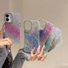 Gradient Glitter Rhinestone Case for iPhone 16/17 Pro Max with IMD Lens Protection