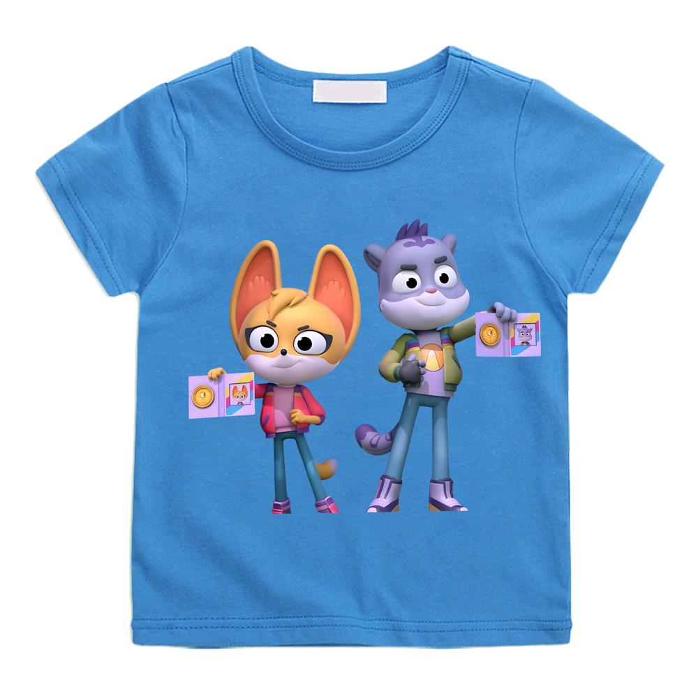 Kawaii The Creature Cases Stil Cartoon Print T-Shirts Hohe Qualität 100% Baumwolle T-Shirt Rundhals Cartoon Jungen/Mädchen T-Shirt