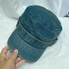 Vintage Distressed  Cap - Studded Beret & Duckbill Hat Slouchy Flat Top for Women Face Flattering Newsboy