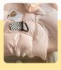 Class A Winter-Ready Milk Velvet Lace 4-Piece Set: Soft, Double-Sided Coral Fleece in Cream Style