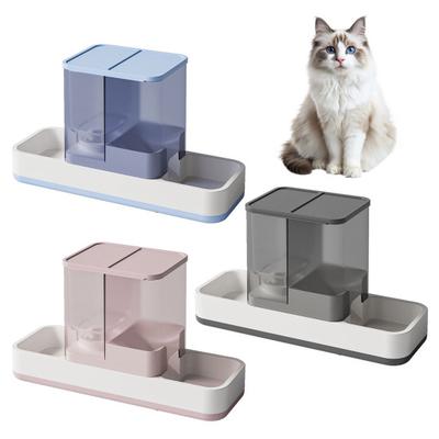 Automatic Pet Feeder And Water Dispenser 2 In 1 Cat Feeder Dish Pet Food And Water Feeder for Small Medium Pets Cat Dog Puppy