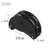 ABS Foot Tambourine with 2 Sets Metal Jingle Bell Cajon Box Drum Companion Accessory