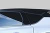 SecondStage Pillar Garnish for Suzuki Front 3S factory side Piano Black (with visors) - (S110BLK)