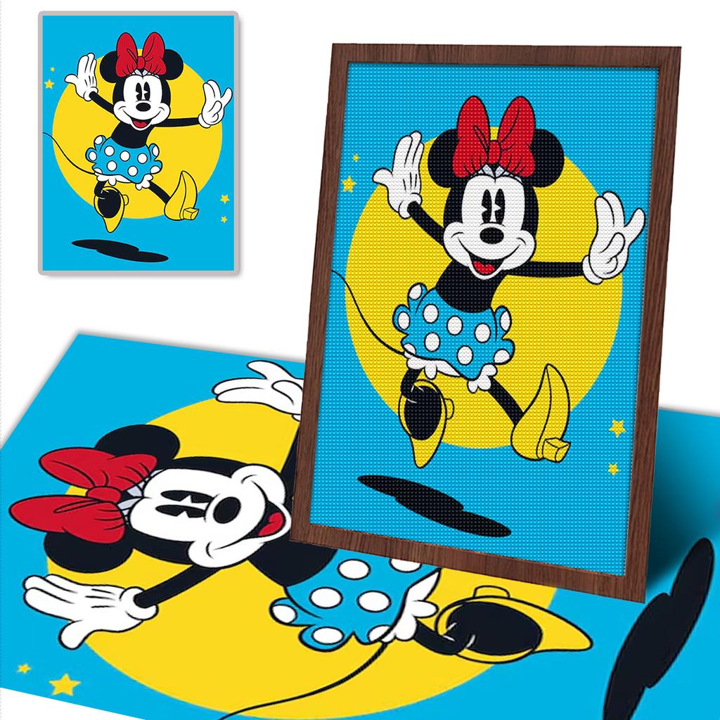 DIY Diamond Painting The Lovely Mouse Minnie Cross Stitch Kit Mosaic Art Diamond Painting Full Circle Diamond Home Decoration