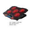 Laptop Cooling Pad Fashion Five Fans Metal Laptop Cooling Base Good Heat Dissipation Laptop Cooling Base Computer Cooling Pad