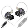 KZ Gale Écouteurs Intra-auriculaires Gaming E-sports Bass Métal Écouteurs 3.5mm AUX/Type C Casque Pour Jeu Vidéo Scène Son Live